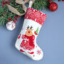 Personalised Red And White Christmas Stocking, thumbnail 1 of 5