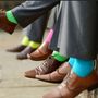 Luxury Mens Bright Contrast Socks, thumbnail 2 of 7
