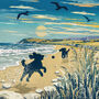 Two Cockapoos Limited Edition Beach Fun Gift Print, thumbnail 7 of 12