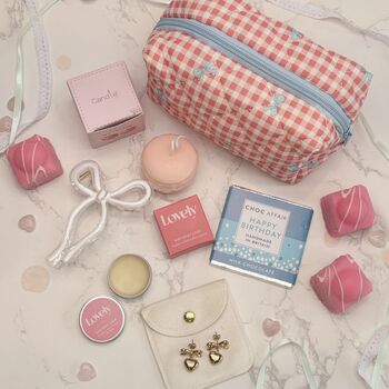 Birthday Gift Box For Her – Pamper Treats And Earrings, 2 of 10