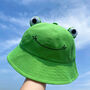 Frog Bucket Hat For Adults And Children, thumbnail 1 of 11