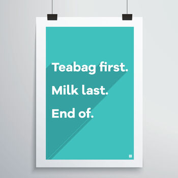 Teabag First Print, 6 of 12