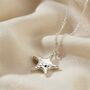 Confetti Birthstone Chunky Star Necklace, thumbnail 5 of 9