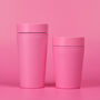 Circular And Co Coffee Cup Made From Bubblegum 8oz Pink, thumbnail 3 of 8