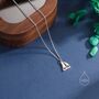 Sailing Boat Pendant Necklace In Sterling Silver, thumbnail 1 of 10
