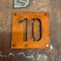 Corten Steel House Number Sign, thumbnail 2 of 12