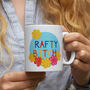 Crochet 'Crafty Bitch' Mug, thumbnail 1 of 2