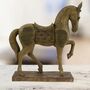 Horse 39cm Carved Wood Effect, thumbnail 1 of 9
