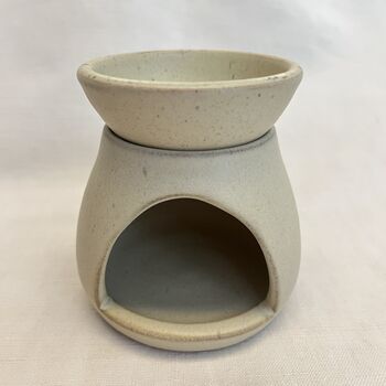 Fair Trade Stoneware Essential Oil Wax Melt Burner, 8 of 12