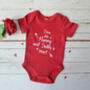Personalised Valentine's Heart Baby Grow, thumbnail 1 of 2