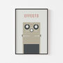 Guitar Effects Pedal Print | Guitarist Music Poster, thumbnail 8 of 9