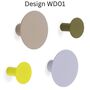 Wall Hanging Hooks Pin Style In A Set Of Four Colours, thumbnail 2 of 9