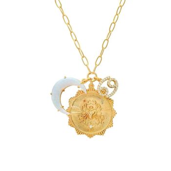 Celestial Zodiac Coin Necklace, 2 of 12