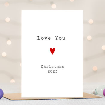 Custom Message Personalised Christmas Card, 2 of 3