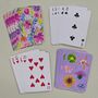 Playing Card Set Floral Supernova, thumbnail 4 of 5