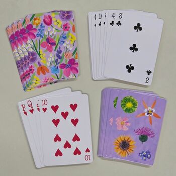 Playing Card Set Floral Supernova, 4 of 5