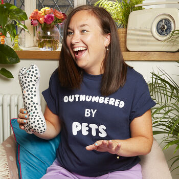 Outnumbered By Pets Womens T Shirt, 2 of 7