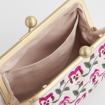 Pansy Victoriana Pink Clutch, 8 of 8