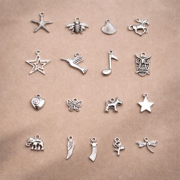 Girl's Personalised Suede Friendship Charm Bracelet, 5 of 12