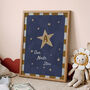 Personalised Our North Star Nursery Initial Art Print, thumbnail 1 of 12