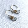 Tourmalinated Quartz Drop Earrings, thumbnail 5 of 12