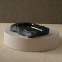 Hand Carved Black Marble Cigar Ashtray, thumbnail 1 of 6