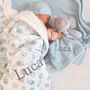 Personalised Elephant Comforter And Animal Sherpa Blanket Set, thumbnail 1 of 12