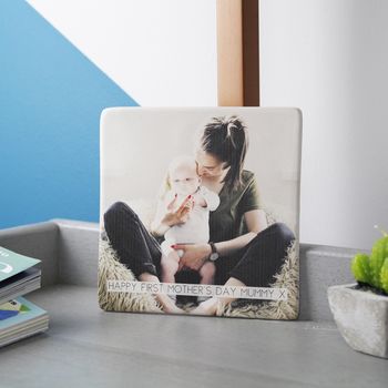 First Mother's Day Ceramic Photo Print Tile, 2 of 12