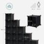 16 Cube Stackable Shoe And Storage Organizer Unit, thumbnail 2 of 11