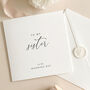 Luxury Wedding Day Card For Sister With Wax Seal, thumbnail 3 of 8