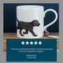 Black Labradoodle / Black Labrador Mug, thumbnail 4 of 8