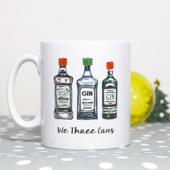 'We Three Gins' Christmas Mug, 3 of 7