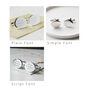 Personalised Oval Cufflinks, thumbnail 4 of 8