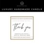 Thank You Gift, Personalised Thank You Candle, thumbnail 4 of 7