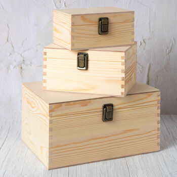 Personalised Christening Keepsake Box | Memory Chest, 5 of 6