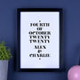 Personalised Important Word Date Print, thumbnail 10 of 12