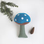 Fair Trade Mushroom Rattle Soft Toy, thumbnail 3 of 6