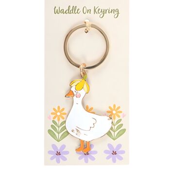Waddle On Duck Keyring, 5 of 5