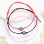Bff Initial Wish Bracelet Set, thumbnail 2 of 3