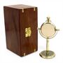 Engraved 5th Anniversary Gold Colour Desk Clock Gift, thumbnail 9 of 12