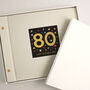 Personalised 80th Birthday Photo Album, thumbnail 2 of 12
