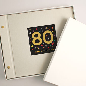 Personalised 80th Birthday Photo Album, 2 of 12