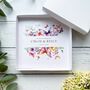 Personalised Wedding Card: Floral Butterly Design Handmade, thumbnail 4 of 10