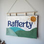 Personalised Landscape Name Banner, thumbnail 3 of 4