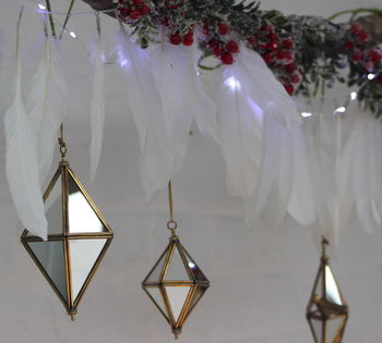 Gold And Mirrored Vintage Christmas Decoration, 7 of 7