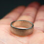 Sterling Silver Fingerprint Memorial Ring, thumbnail 2 of 4