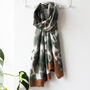 Personalised Wood Anemone Flowers Mix Blend Scarf, thumbnail 2 of 12