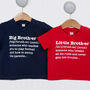 Brothers Definition T Shirt Set, thumbnail 3 of 7