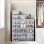 Pack Of Shoe Boxes Stackable Shoe Storage Organisers, thumbnail 4 of 10
