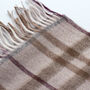Men's Personalised Pure Cashmere Check Scarf, thumbnail 7 of 12